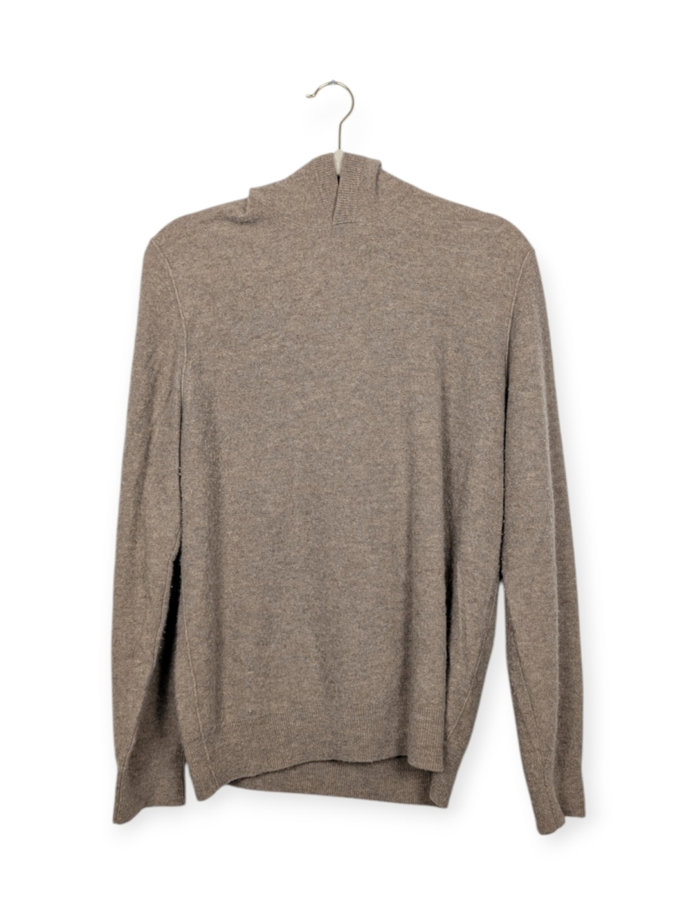 Vince Taupe 100% Cashmere Hooded Sweater Size M